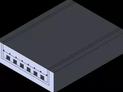 Hybrid PV-T Panel inside a wooden box