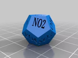 Ionic compound D12 Dice