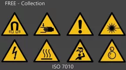 ISO 7010 warning signs
