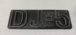 Jeep DJ5 Emblem