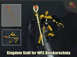 Kingdom Staff for Transformers WFC Blackarachnia