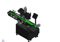 label sticking machine