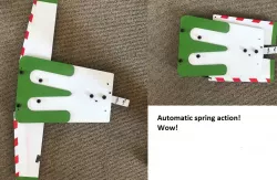 Laser cut folding costume wings