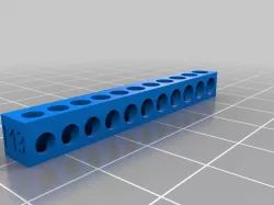M3 bolt calibration block