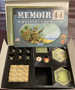 Memoir 44 Pacific Theater Board Game Organizer