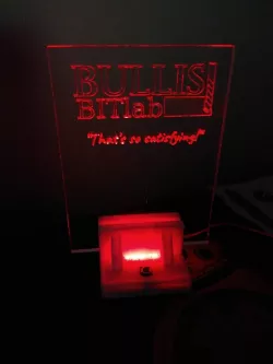 Micro:bit Edge Lit Acrylic Sign Base