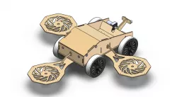 Mine sweeper robot