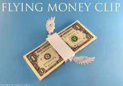 Money with Wings Emoji - Money Clip