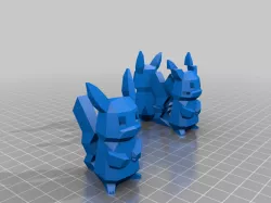 Multicolor Pikachu 