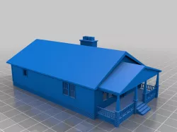 N Scale House 3