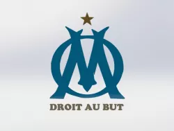 olympique marseille 3D logo
