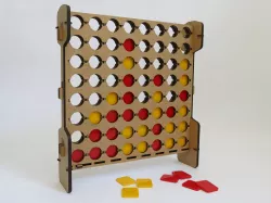 OpenConnectLine - Board Game - Laser Cut (Connect Four, Lig4, Reversi, Othello) 