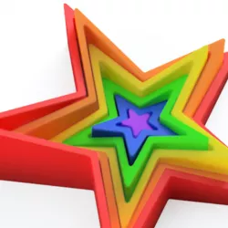 Rainbow Star Puzzle