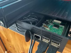 Raspberry Pi 3 Drawer for Ender 3 V2 // Remixed and updated Version