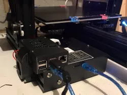 Raspberry Pi 3B , Ender 3 Pro, Cooled Case
