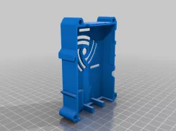 Raspberry Pi 4 DIN Rail Case with space for heatsink, fan, etc.
