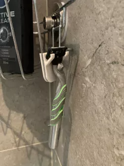 Razor holder for Ikea Krokfjorden shower caddy