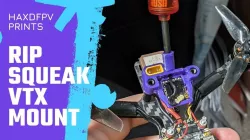 Rip Squeak v2 Rush Lollipop UFL and XT30 Holder