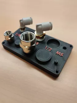 Screw threads BSP measuring tool