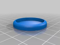 Simple 30mm Hollow Base for custom mini bases.