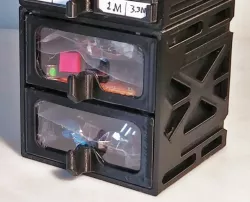 Stronger Weight-Trimmed Resistor Boxes + Double-High Drawers