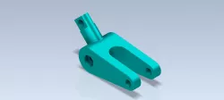 Studycadcam 3D CAD Exercise 312/Shifter fork/ Autodesk Inventor Pro