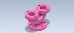 Studycadcam 3D CAD Exercise 321/ safety valve body /Autodesk Inventor Pro