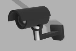 Surveillance Camera Prop For Dioramas