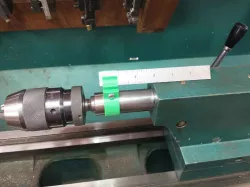 TAILSTOCK ANALOG READOUT (SCALE HOLDER)