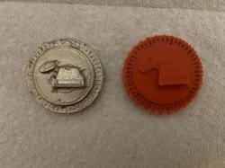 tardis/k9 coin flip print