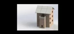 toy house design in solidworks