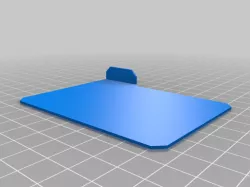 Trading card dividers w/ lip