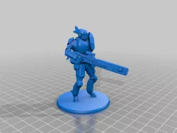 Warhammer 40k Tau Warrior - Rigged