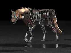 Wolf mechanical robot