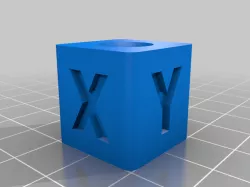 xyz_calibration cube with round edge