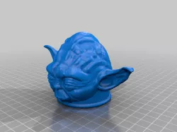 Yoda trailer hitch cover