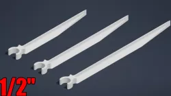 1/2" PVC Pipe Stake - 8", 10" & 12"