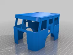 1/25 scale "S" fire truck cab