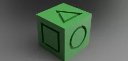 20mm Test Cube - Squid Game 