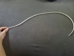 27" Flexible Drain Snake printed on 220mm bed