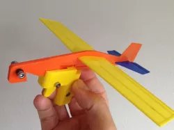  3 Piece Rubber Band Powered Airplane - Airplane #3