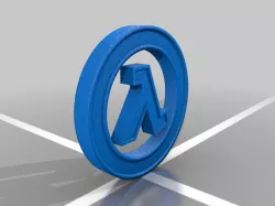 3D Half-Life Logo
