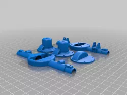 6x6 intermidiate axle for scx10 internals