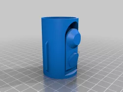 Adapter base for Dyson vacuums (V8, V10, V11) with springy quick release