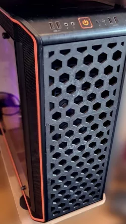 Airflow optimized case door - be quiet! DARK BASE PRO 900