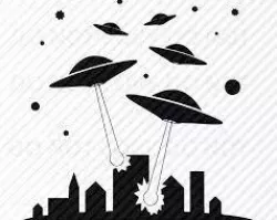 Alien Attack wall art