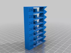 ASA/ABS Temperature Calibration Tower 260-230°C