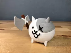 Axe Cat - The Battle Cats