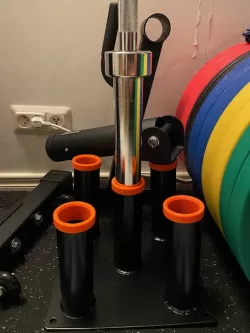 Barbell Stand / Holder Adapter and Bottom Guard