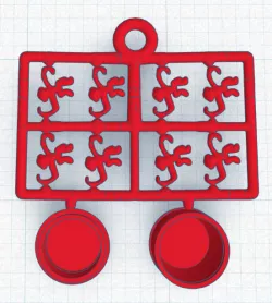 Barrel of Monkeys Earring